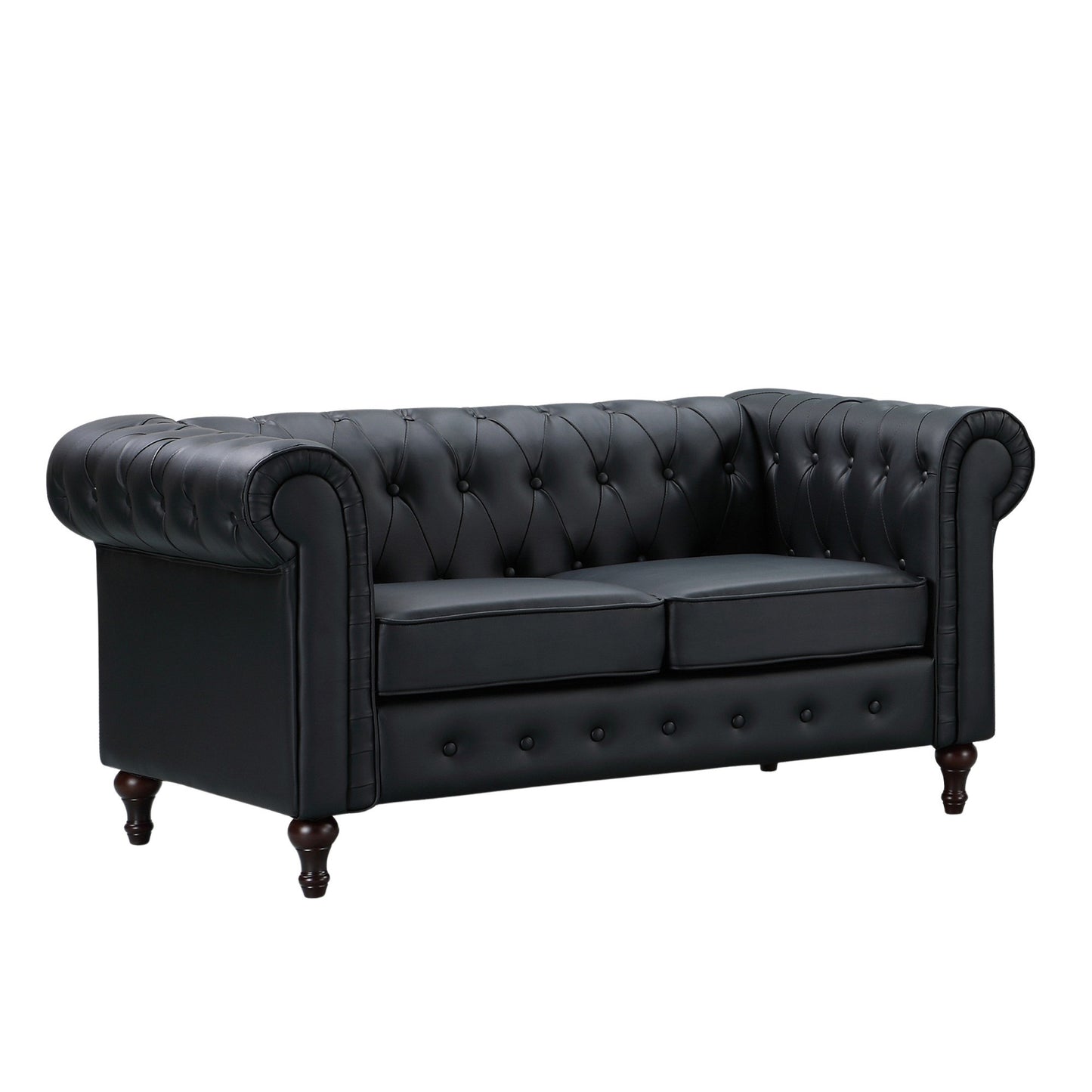 Chesterfield Design Leather Sofa