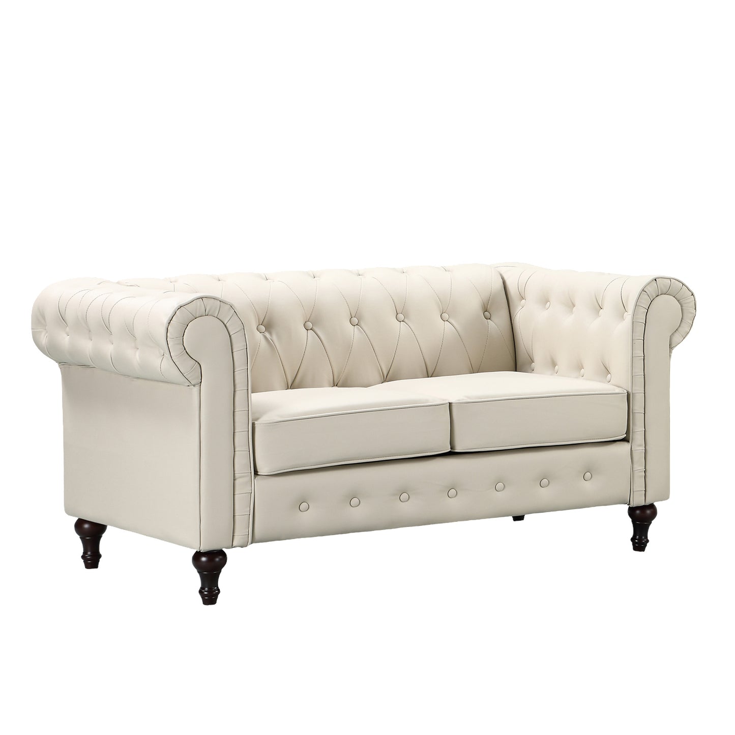 Chesterfield Design Leather Sofa