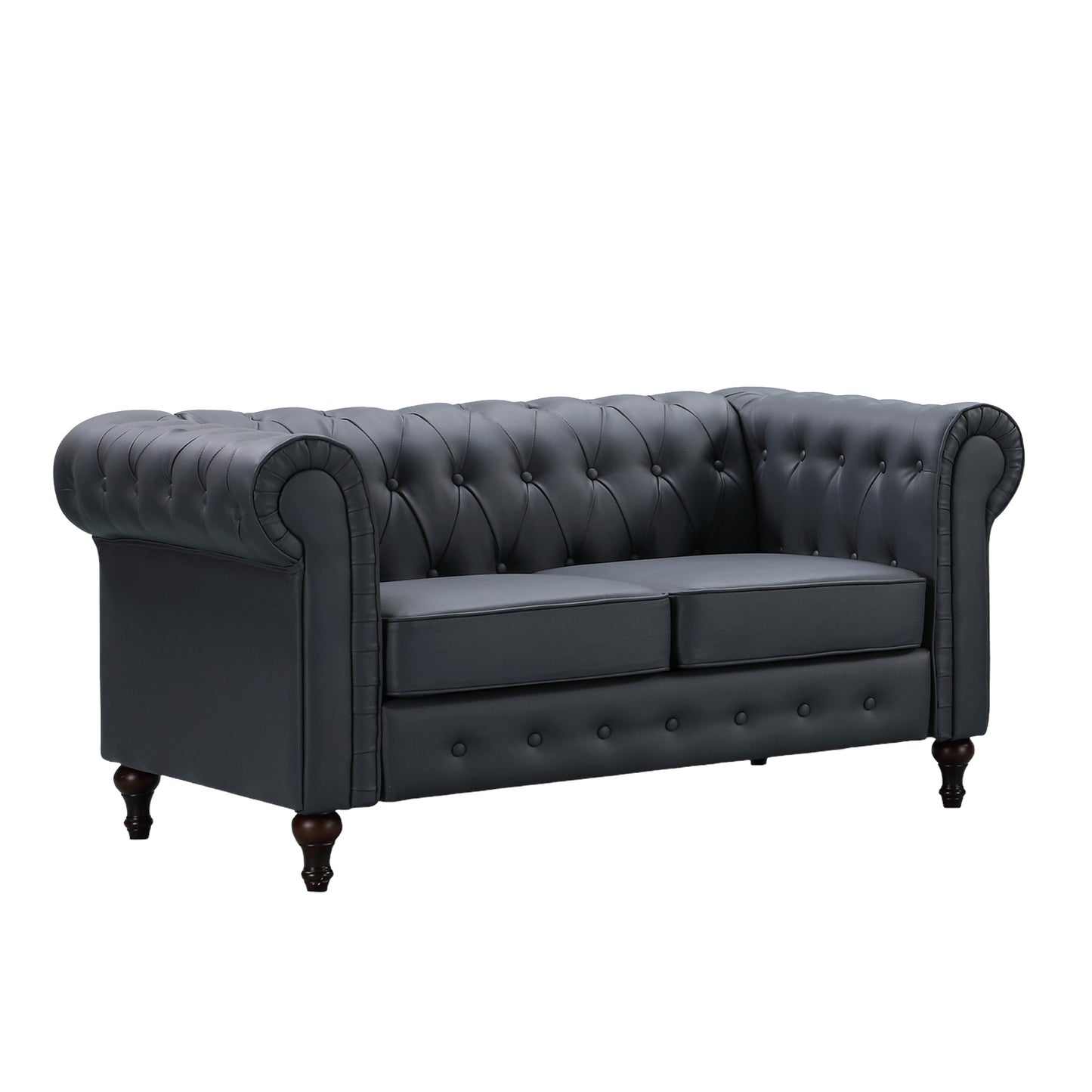 Chesterfield Design Leather Sofa