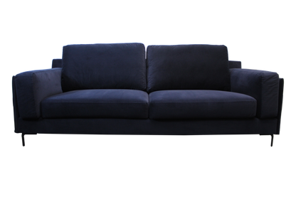 Aubyn 3 Seater Sofa In Dark Blue